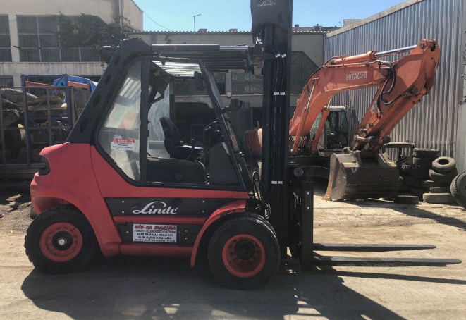 Hiska Makina forklift ve iş makineleri parkı - Ankara OSTİM